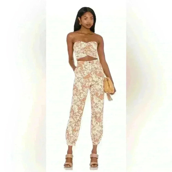 Lovers + Friends Pants - Lovers + friends Lacey floral pants XS